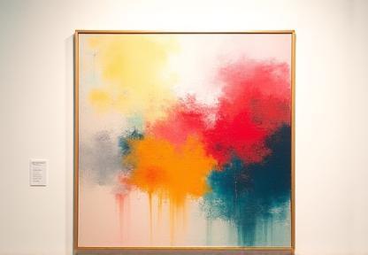 Example of contemporary Japanese artwork with bold colors